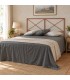 Testata letto francese in ferro Focus - Arancio Rame - copertina della finitura