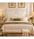 Testata letto francese in ferro battuto Barocco - Bianco opaco - copertina della finitura