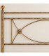 Testata letto francese in ferro battuto Rossana - Ferro anticato - dettaglio del ferro