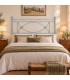 Testata letto francese in ferro battuto Rossana - Azzurro - Shabby Chic - copertina della finitura