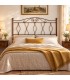 Testata letto francese in ferro battuto Carolina - Oro ducato - copertina della finitura