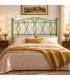Testata letto francese in ferro battuto Carolina - Verde - copertina della finitura