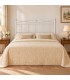 Testata letto francese in ferro battuto Nina - Bianco lucido - copertina della finitura