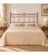Testata letto francese in ferro battuto Nina - Arancio Rame - copertina della finitura
