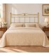 Testata letto francese in ferro battuto Nina - Oro - copertina della finitura
