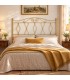 Testata letto matrimoniale in ferro battuto Carolina - Oro - copertina della finitura