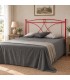 Testata letto matrimoniale in ferro battuto Sissy - Rosso - copertina della finitura