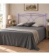 Testata letto matrimoniale in ferro battuto Sissy - Glicine - copertina della finitura