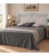 Testata letto matrimoniale in ferro battuto Sissy - Azzurro - copertina della finitura