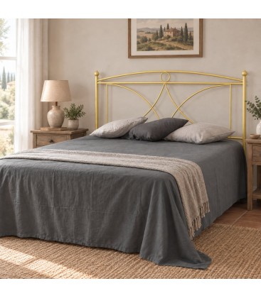 Testata letto francese in ferro battuto Sissy - Oro - copertina della finitura