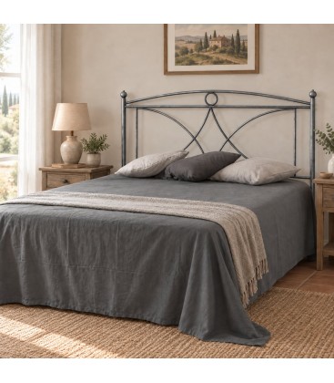 Testata letto francese in ferro battuto Sissy - Ferro - copertina della finitura