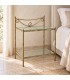 Comodino in Ferro Battuto Liberty - Bronzo