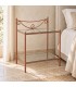 Comodino in Ferro Battuto Liberty - Arancio Rame