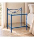 Comodino in Ferro Battuto Liberty - Blu