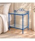 Comodino in Ferro Battuto 2S - Blu