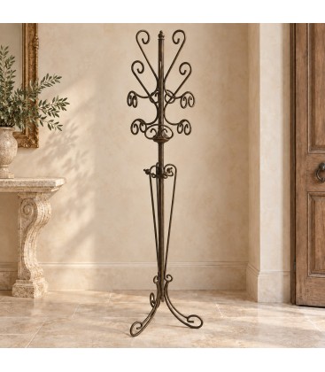 Appendiabiti in Ferro Battuto Classico - Bronzo anticato