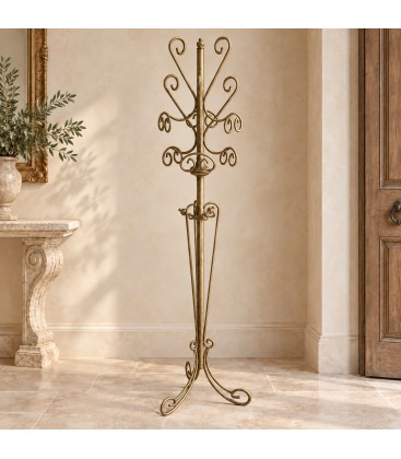 Appendiabiti in Ferro Battuto Classico - Bronzo
