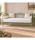 Divano Letto in Ferro Battuto Flora - Verde Bottiglia