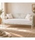 Divano Letto in Ferro Battuto Gloria - Verde - Shabby Chic