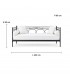 Divano Letto in Ferro Battuto Tosca - Dimensioni L.202 P.85 H.90