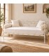 Divano Letto in Ferro Battuto Tosca - Bianco oro