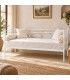 Divano Letto in Ferro Battuto Tosca - Bianco lucido