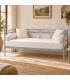 Divano Letto in Ferro Battuto Tosca - Azzurro - Shabby Chic