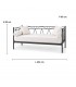 Divano Letto in Ferro Battuto Mozart - Dimensioni L.202 P.85 H.90