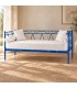 Divano Letto in Ferro Battuto Mozart - Blu