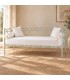 Divano Letto in Ferro Battuto Mozart - Verde - Shabby Chic