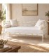 Divano Letto in Ferro Battuto Penelope - Bianco oro