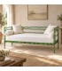 Divano Letto in Ferro Battuto Penelope - Verde Bottiglia