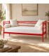 Divano Letto in Ferro Battuto Penelope - Rosso
