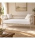 Divano Letto in Ferro Battuto Penelope - Tortora - Shabby Chic