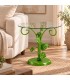 Tavolino da Salotto Tondo Foglie Sery - Verde