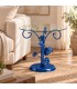 Tavolino da Salotto Tondo Foglie Sery - Blu
