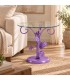 Tavolino da Salotto Tondo Foglie Sery - Glicine