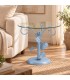 Tavolino da Salotto Tondo Foglie Sery - Azzurro