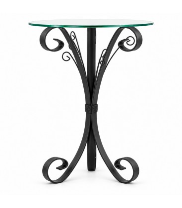 Tavolino da salotto 3P Riccio - Nero opaco
