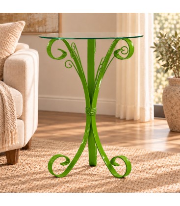 Tavolino da salotto 3P Riccio - Verde