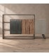 Credenza 3 ante Manchester con struttura in legno di mango