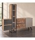 Credenza 2 ante e 2 cassetti Manchester con struttura in legno di mango