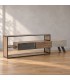 Mobile porta tv 3 cassetti Manchester con struttura in legno di mango
