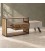 Mobile porta tv 2 cassetti Manchester con struttura in legno di mango