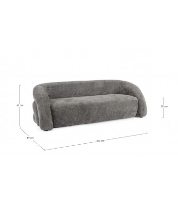 Divano Clemence 200a - 89b - 61h - 38h1