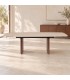 Tavolo allungabile Mailis Noce/Travertino con piano in gres