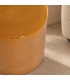 Tavolino decorativo Zalem senape altezza 43 cm in ceramica smaltata