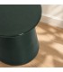 Tavolino decorativo Shilin verde altezza 45 cm in ceramica smaltata