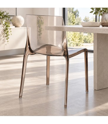 Sedia Adele coffee impilabile