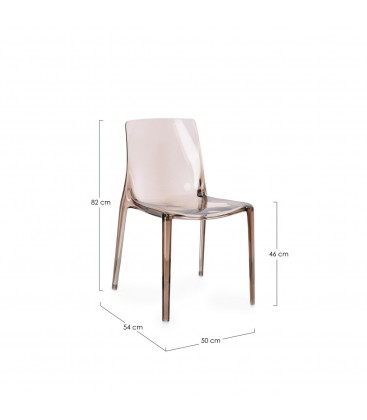 Sedia Adele coffee impilabile